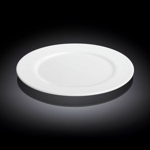 Professional Rolled Rim White Dinner Plate 9" inch | 23 Cm