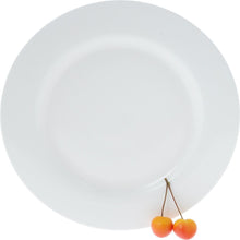 Set Of 3 Professional Rolled Rim White Dinner Plate 11" inch | 28 Cm