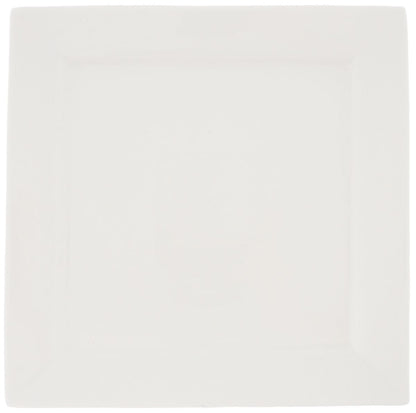 Set Of 3 White Dinner Plate 10" inch X 10" inch| 25 X 25 Cm