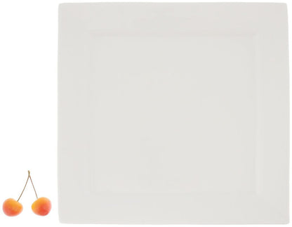White Dinner Plate 10" inch X 10" inch| 25 X 25 Cm