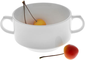 Set Of 4 White Soup Cup 4" inch | 10.5 См 12 Fl Oz | 350 Ml