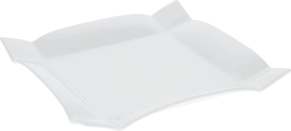 White Square Dinner Plate 10" inch X 10" inch | 25 X 25 Cm