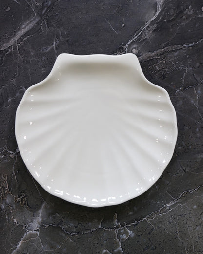 White Shell Dish 5" inch | 13 Cm