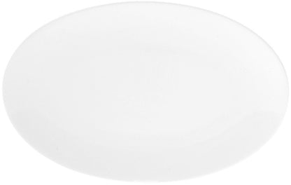 Set Of 6 White Oval Plate / Platter 8" inch | 20 Cm