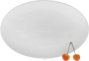 Set Of 3 White Oval Plate / Platter 12" inch | 30.5 Cm