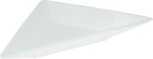 Set Of 6 White Triangular Dish 7.5" inch | 18.5 Cm
