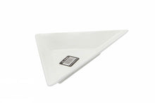Set Of 6 White Triangular Dish 7.5" inch | 18.5 Cm