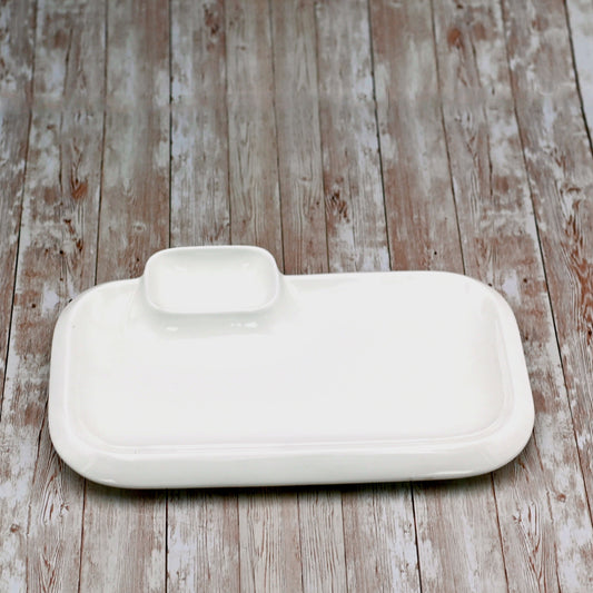 Fine Porcelain Rectangular Platter 14” X 8.5”| 36 X 21.5 Cm WL-992575/A