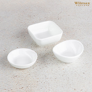 Round Porcelain White Soy Dish 3" inch | 7.5 Cm