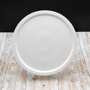 Set Of 3 White Personal Pizza Plate 14" inch | 35.5 Cm