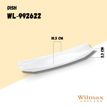 White Celery Tray / Dish 12" inch X 4" inch | 30 X 10 Cm