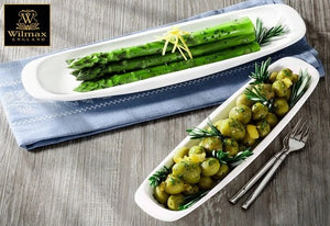 White Celery Tray / Dish 13" inch | 33 Cm