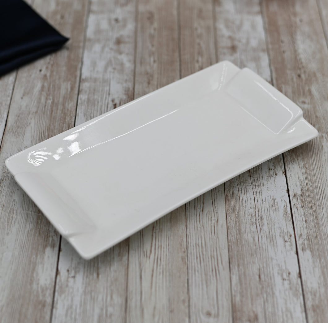 Fine Porcelain Rectangular Platter 13.5” X 7”| 34 X 18 Cm WL-992647/A