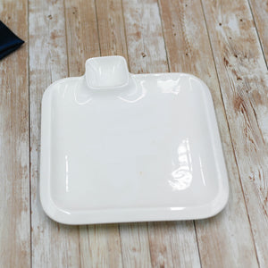 Fine Porcelain Square Platter 10" X 10" | 26 X 26 Cm WL-992654/A