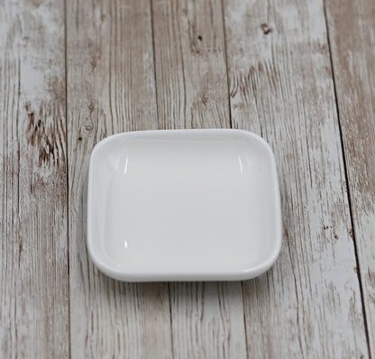 Fine Porcelain Dish 3.5" X 3.5" | 8.5 X 8.5 Cm WL-992676/A