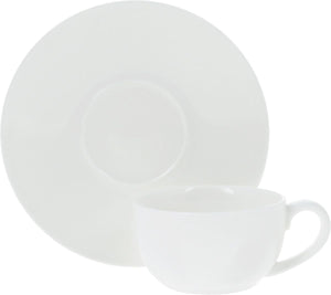 White 8 Oz | 250 Ml Tea Cup & Saucer
