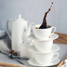 White 3 Oz | 100 Ml Coffee Cup & Saucer