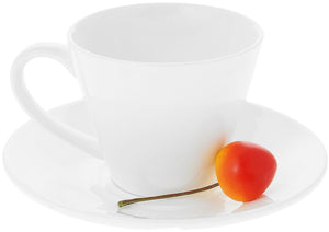 White 6 Oz | 180 Ml Tea Cup & Saucer