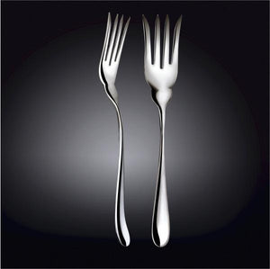 High Polish Stainless Steel Fish Serving Fork 10.5" | 26.5 Cm White Box Packing WL-999114/A