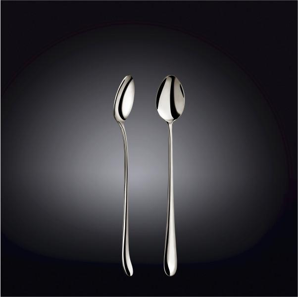 High Polish Stainless Steel Long Drink Spoon 7.75