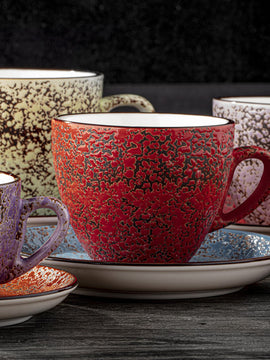 Violet / Lavender Porcelain Coffee / Tea Cup 10 FL OZ | 300 ML