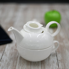 White Set: Teapot 13 Oz | 375 Ml & Cup 11 Oz | 340 Ml