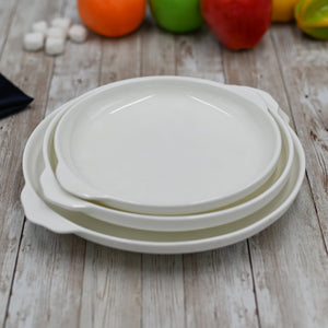 Set Of 4 White Baking Dish 10" inch | 25.5 Cm