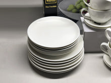 HUGE 30 - Piece Kitchen Dinnerware Set, Plates, Dishes, Bowls, cups and saucers Service for 6 Pure European White. Economy line