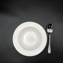 Fine Julia Porcelain Deep Plate Dinnerware Set For 6