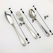 Stainless Steel Serving Fork And Knife And A Large Fish Knife Set Of 3 Pieces Great For Entertaining