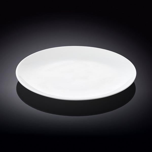 Fine Porcelain Rolled Rim Dinner Plate 9
