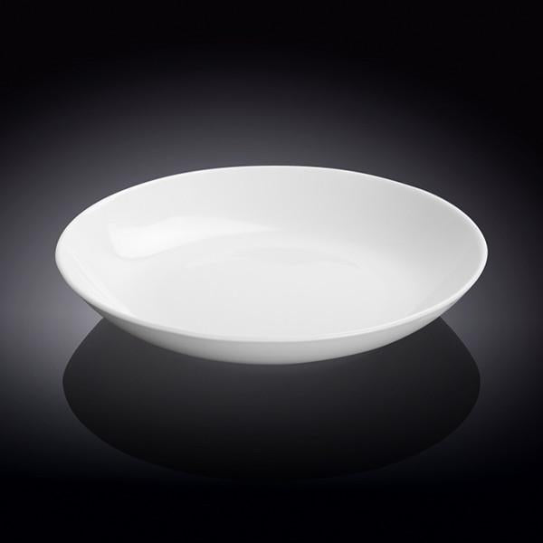 White Round Deep Plate 9" inch | 23 Cm