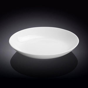 Set Of 3 White Round Deep Plate 9" inch | 23 Cm