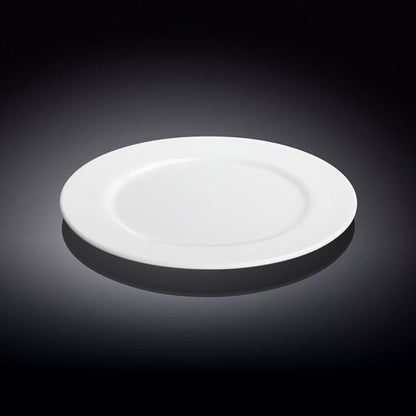 Professional Rolled Rim White Dessert Plate 7" inch | 18 Cm