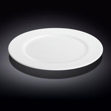 Set Of 3 Professional Rolled Rim White Dinner Plate 11" inch | 28 Cm