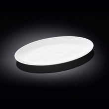 Set Of 3 White Oval Plate / Platter 14" inch | 36 Cm