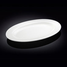 Professional Rolled Rim White Oval Plate / Platter 16" inch |