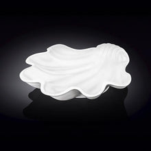 Set Of 2 White Shell Dish 11.5" inch X 11" inch | 28.5 X 28 Cm
