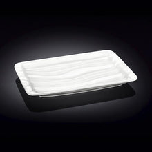 White Rectangle Japanese Style Dish 8.5" inch X 5.5" inch|