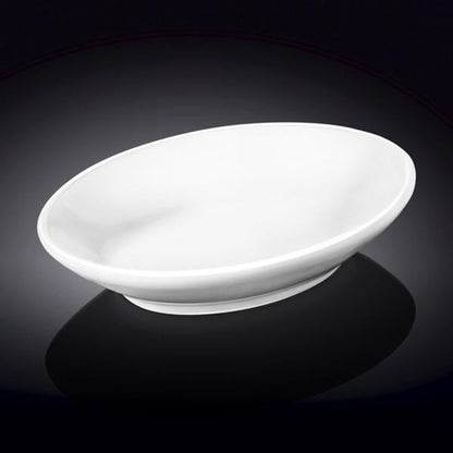 Set Of 12 White Snack / Sauce Snack Dish 3.5" inch X 2.5" inch |