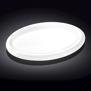 Set Of 3 White Oval Platter 16" inch | 41 Cm