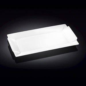 White Rectangular Platter 11.5" inch X 6" inch| 29.5 X 15 Cm