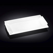 Set Of 3 White Rectangular Platter 11.5" inch X 6" inch| 29.5 X 15 Cm