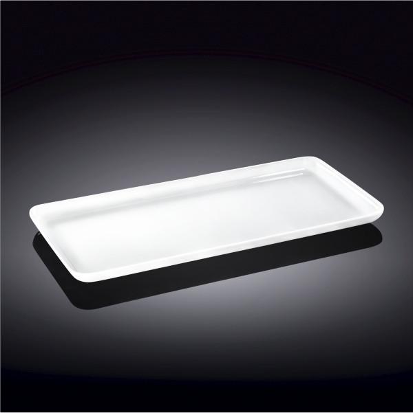 Set Of 6 White Rectangle Dish 10" inch X 5" inch | 26 X 13 Cm