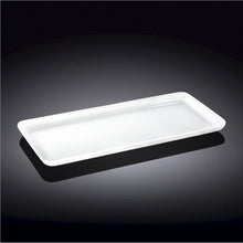 Set Of 6 White Rectangle Dish 10" inch X 5" inch | 26 X 13 Cm