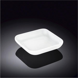Set Of 12 Small White Square Dish 2.75" inch X 2.75" inch | 7 X 7 Cm
