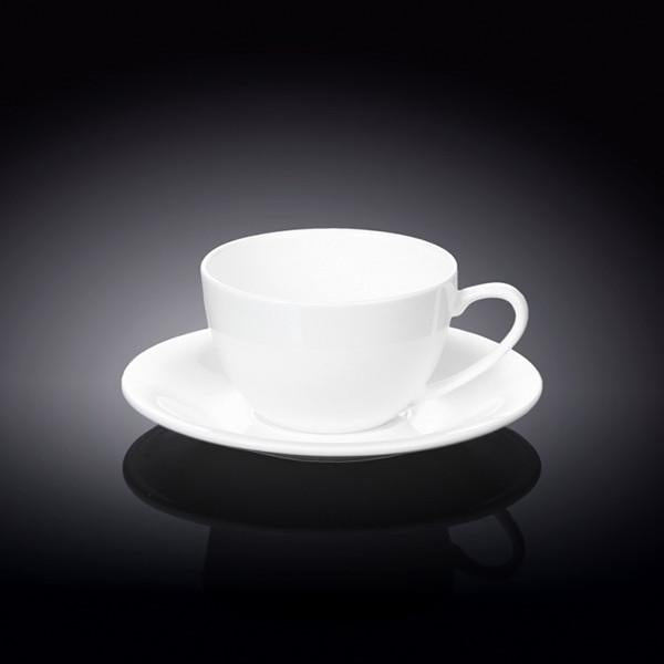White 6 Oz | 180 Ml Cappuccino Cup & Saucer