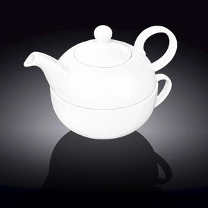 White Set: Teapot 13 Oz | 375 Ml & Cup 11 Oz | 340 Ml