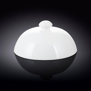 Set Of 4 White Lid For Main Course 7" inch | 17.5 Cm