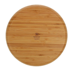 Set Of 3 Bamboo Round Plate 11" inch | For pizza / Barbecue / Steak